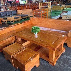 Bàn Ghế Salon Gỗ